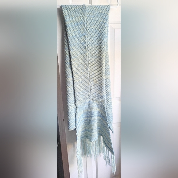 Other - Turquoise Crochet Mermaid Blanket
